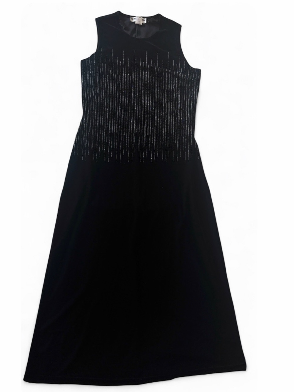 vintage Ronni Nicole Black velvet dress